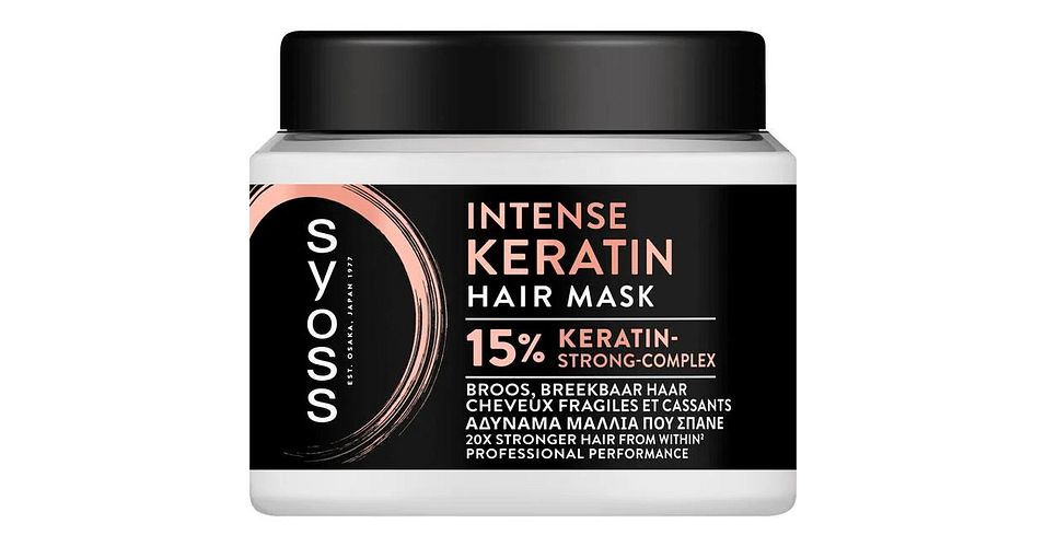 Syoss Intense Keratin Haarmasker (400ml) | Voor Intens Verzorgd Haar