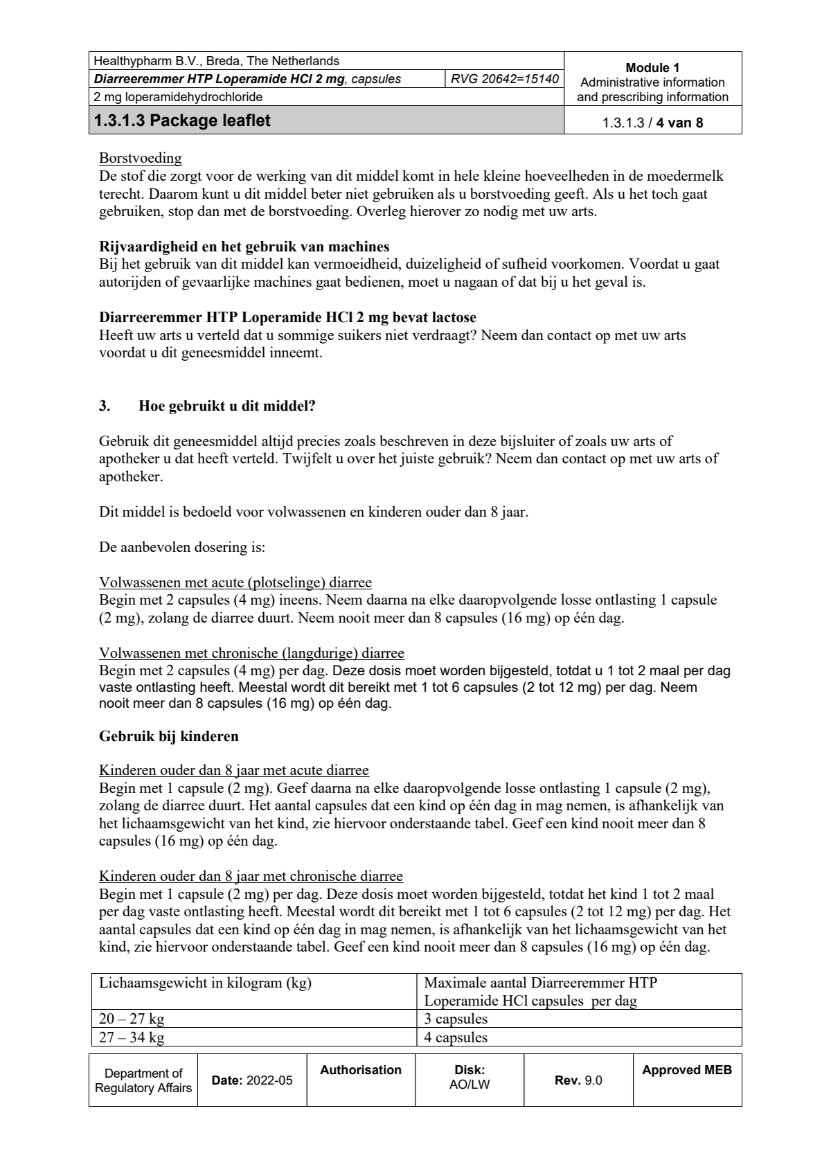 Diarreeremmer 2mg Capsules afbeelding van document #4, leaflet