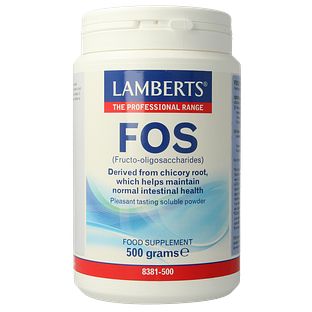 Lamberts FOS (Fructo Oligo Sacchariden) Poeder 500GR Lamberts FOS (Fructo Oligo Sacchariden) Poeder 500GR