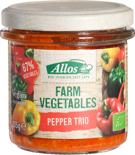 Allos Groentepread Paprika Trio afbeelding