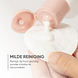 Louis Widmer Purederm Reinigingsmelk Zonder Parfum 200ML Handmodel met wattenschijfje en reinigingsmelk