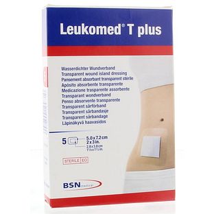Leukomed T Plus Transparant Wondverband 5ST