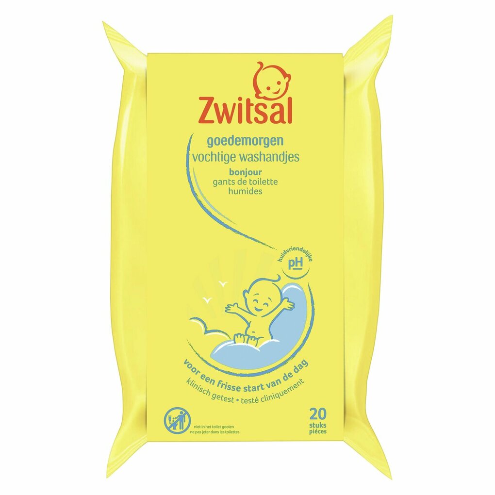 Zwitsal Goedemorgen Vochtige Washandjes afbeelding
