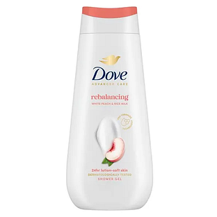 Dove Rebalancing White Peach & Rice Milk Shower Gel 225ML