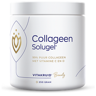 Vitakruid Collageen Solugel® poeder met vitamine C & D 250GR