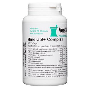 VeraSupplements Mineraal+ Complex Capsules 100CP