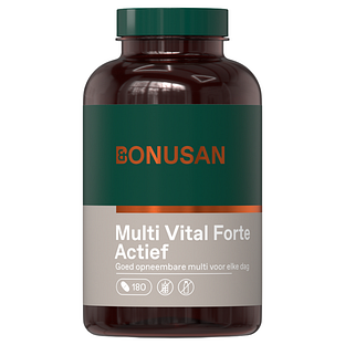 Bonusan Multi Vital Forte Actief Tabletten 180TB