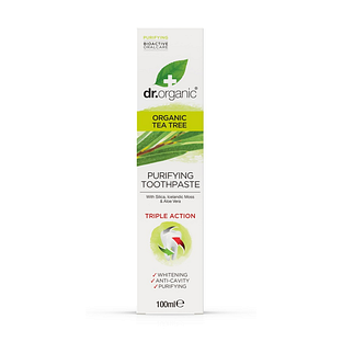 Dr Organic Tea Tree Purifying Toothpaste 100ML