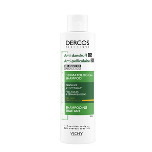 Vichy Dercos Anti-Dandruff Itchy Scalp Dermatological Shampoo 200ML