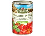 La Bio Idea Tomatenstukjes Basilicum 400GR