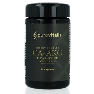 Purovitalis CA-AKG L-Carnitine COQ10+B12 Capsules 60TB