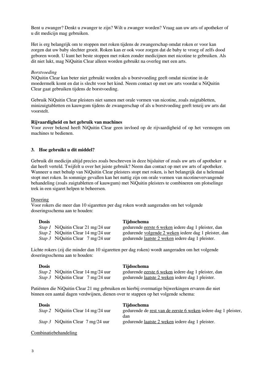 Clear Pleisters 14mg Stap 2 afbeelding van document #3, leaflet
