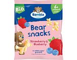 Bambix Bearsnacks Aardbei & Bosbes 6M+ Bio 180GR