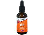 NOW Vitamine D3 Druppels 60ML NOW Vitamine D3 Druppels 60ML