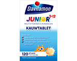 Davitamon Junior 3+ Kauwtablet Vitamines Multivrucht 120KTB