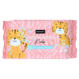 Sence Kids Lotion Wipes 72ST