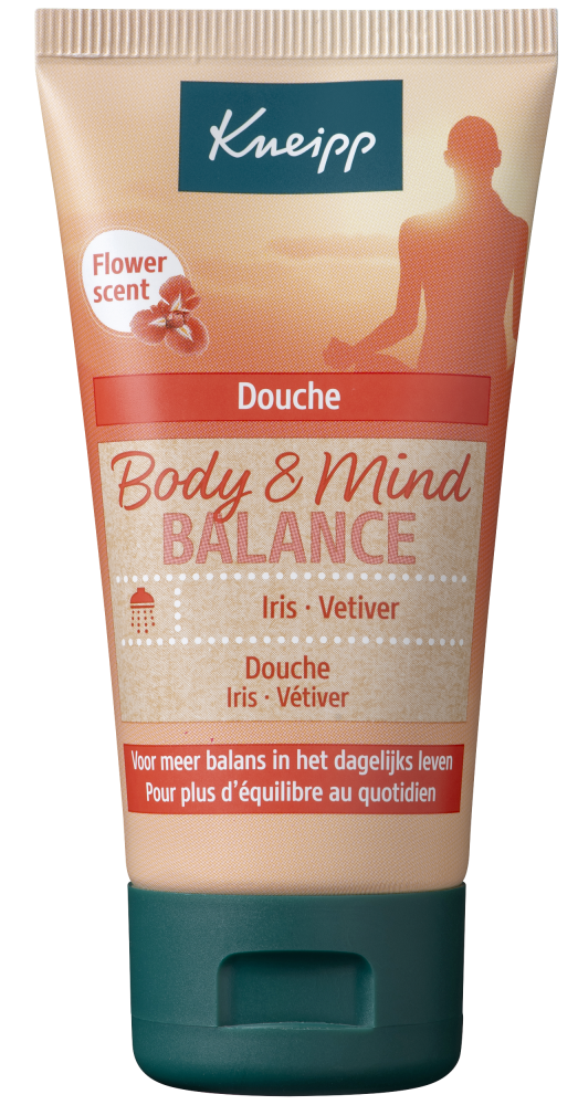 Kneipp Douche Body & Mind Balance Iris Vetiver Flower Scent Mini afbeelding