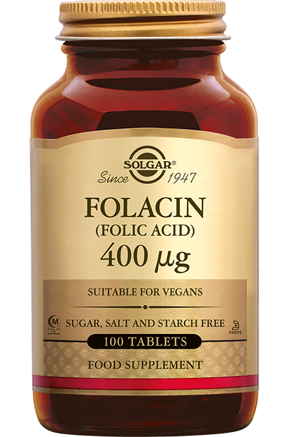 Solgar Folacin (Foliumzuur) 400 mcg Tabletten 100TB