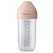 Difrax Lovi Mammafeel Babyfles 330ml 1ST Fles met dop erop