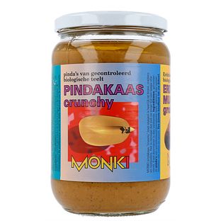 Monki Pindakaas Crunchy 650GR Monki Pindakaas Crunchy 650GR