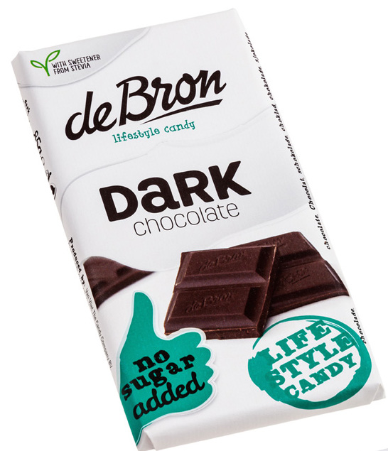 De Bron Suikervrije Tablet Dark Chocolate afbeelding