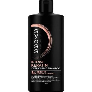 Syoss Intense Keratin Deep Caring Shampoo 5% Keratine Strong Complex 440ML