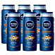 Nivea Men Sport Shower Gel Voordeelverpakking 6x500ML