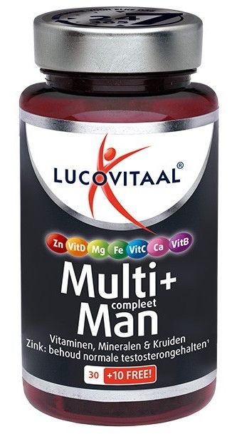 Lucovitaal Multi+ Compleet Man Tabletten 40TB
