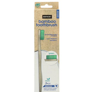 SenceFresh Bamboo Tandenborstel Medium 3ST SenceFresh Bamboo Tandenborstel Medium 3ST