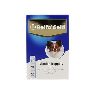 Bolfo Gold Druppels Hond 40 2 x 0,4ml 1ST Bolfo Gold Druppels Hond 40 2 x 0,4ml 1ST