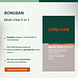 Bonusan Multi Vital 3-in-1 Tabletten 84ST