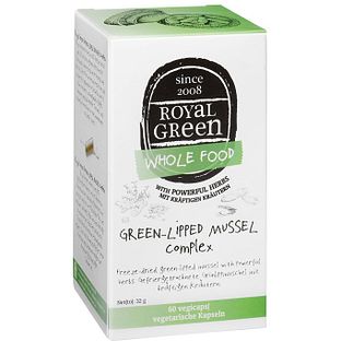 Royal Green Groenlipmossel Complex Capsules 60CP Royal Green Groenlipmossel Complex Capsules 60CP