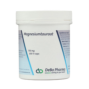 DeBa Pharma Magnesiumtauraat Capsules 100VCP