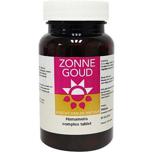 Zonnegoud Hamamelis Complex Tabletten 120TB