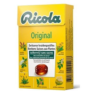 Ricola Kruidenpastilles Original Suikervrij 50GR