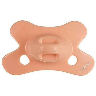 Difrax Fopspeen Natural 0-6M Uni Peachy 1ST
