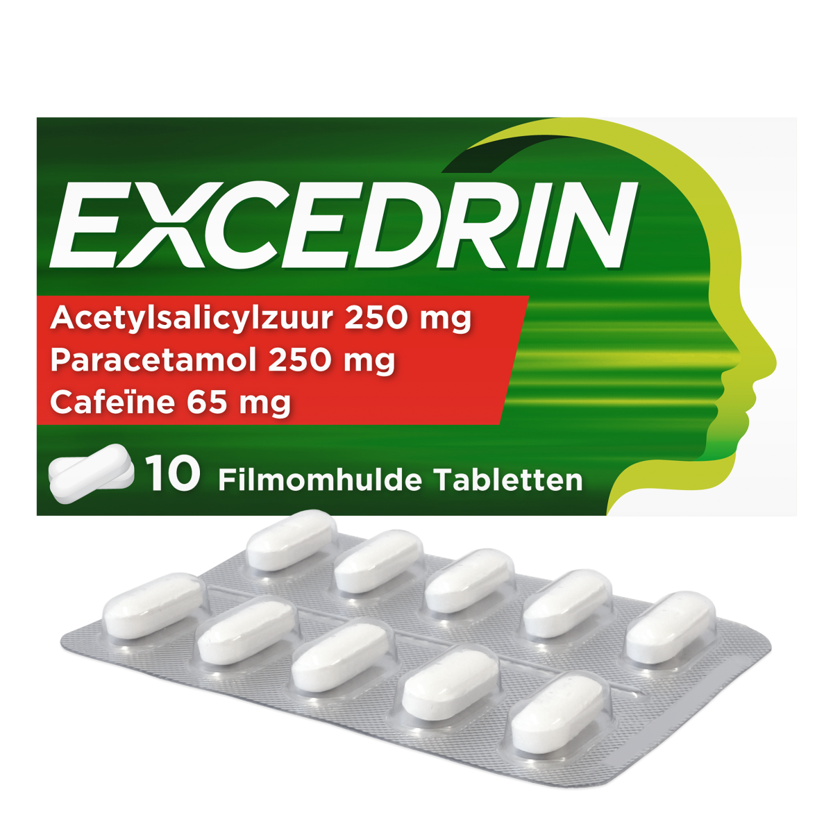 Excedrin Filmomhulde Tabletten, bij migraine en hoofdpijn afbeelding