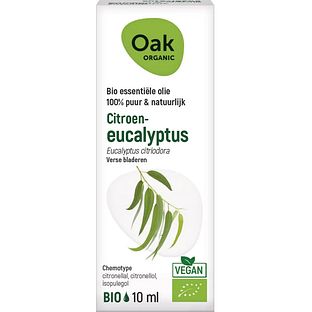 Oak Organic Citroen Eucalyptus Olie 10ML