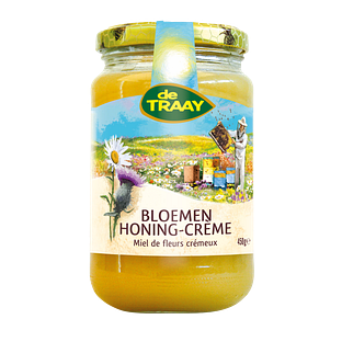 De Traay Bloemenhoning Crème 900GR
