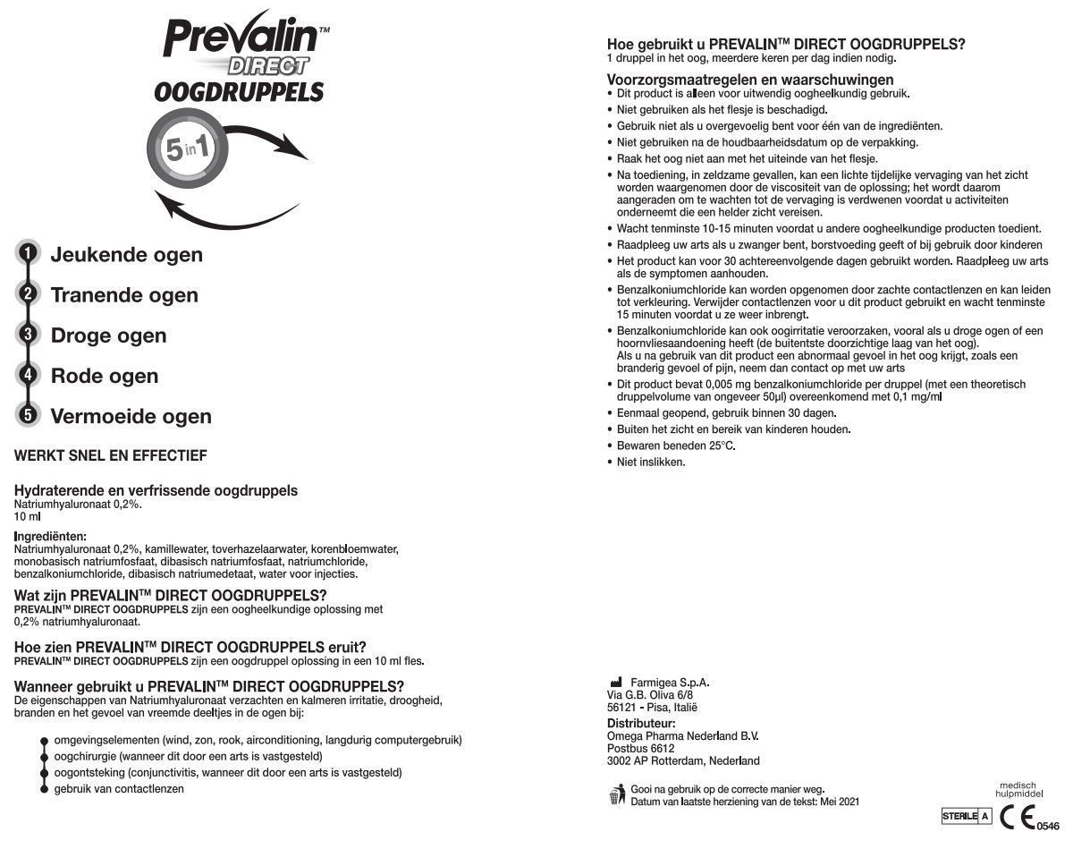 5-in-1 Direct Oogdruppels afbeelding van document #1, instructions