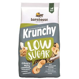 Barnhouse Krunchy Low Sugar Crazy Nuts Biologische Muesli 375GR