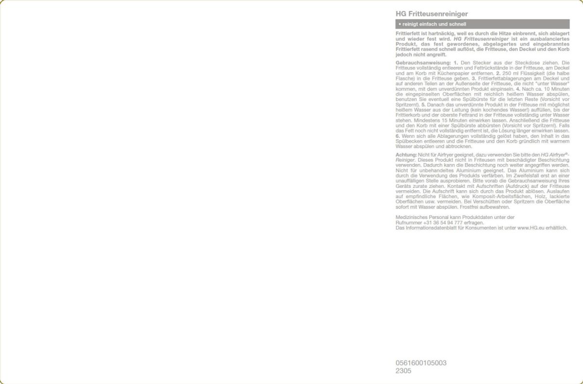 Keuken Frituurpan Reiniger afbeelding van document #2, label