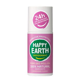 Happy Earth 100% Natural Deo Roll-On Lavender Ylang 75ML