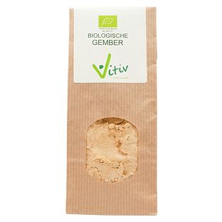 Vitiv Biologische Gember Poeder 100GR Vitiv Biologische Gember Poeder 100GR