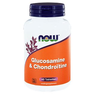 NOW Glucosamine & Chondroitine Tabletten 60ST NOW Glucosamine & Chondroitine Tabletten 60ST
