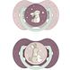 Difrax LOVI Dynamic Pacifier 3-6 Months - Girl 2ST