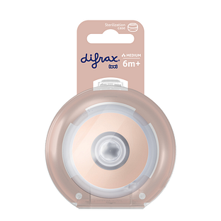 Difrax Mammafeel Dynamische Flessenspeen Mediuim 6+ 1ST