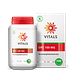 Vitals OPC 100mg Capsules 100CP Potje en verpakking voorkant