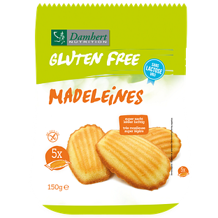 Damhert Glutenvrije Madeleines 150GR Damhert Glutenvrije Madeleines 150GR