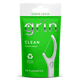 Grin Clean Super Fresh Floss Picks 36ST